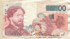 100 франков. Бельгия 1995г