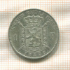 1 франк. Бельгия 1886г