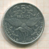 5 франков. Новая Каледония 2004г