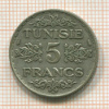 5 франков. Тунис