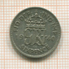 6 пенсов. Великобритания 1940г