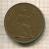 1 пенни. Великобритания 1938г