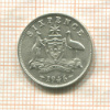 6 пенсов. Австралия 1946г