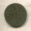 3 пфеннига. Сексен-Ваймар-Эйзенах 1760г