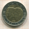 2 евро. Бельгия 2005г