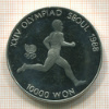 10000 вон. Корея. ПРУФ 1986г