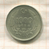 1000 лир. Турция 1991г