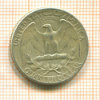 1/4 доллара. США 1946г