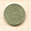 50 сантимов. Бельгия 1909г