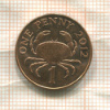 1 пенни. Гернси 2012г