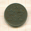 5 эре. Швеция 1944г