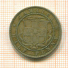 1/2 пенни. Ямайка 1869г