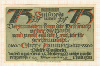Нотгельд. 75 пфеннигов. Германия 1921г