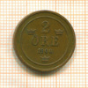 2 эре. Швеция 1900г