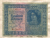 1000 крон. Австро-Венгрия 1922г