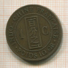 1 цент. Французский Индокитай 1886г