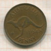 1 пенни. Австралия 1948г