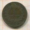 5 сантимов. Франция 1896г