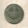6 крейцеров. Саксен-Майнинген 1831г