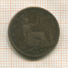 1 фартинг. Великобритания 1872г