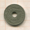 5 сантимов. Тунис 1933г