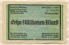 10000000 марок. Германия 1923г