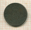 5 сантимов. Испания (деформация) 1868г