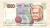 1000 лир. Италия