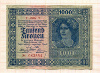 1000 крон. Австро-Венгрия 1922г