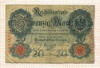 20 марок. Германия 1910г