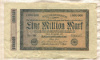 1000000 марок. Германия 1923г