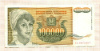 100000 динаров. Югославия 1993г