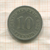 10 пфеннигов. Германия 1889г