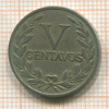 5 сентаво. Колумбия 1938г
