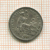 1/2 динеро. Перу 1904г