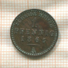 1 пфенниг. Саксен-Ваймар-Эйзенах 1865г