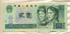 2 юаня. Китай 1990г