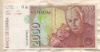 2000 песет. Испания 1992г