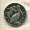 50 центов. Британские Виргинские острова 1974г