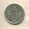 10 крейцеров. Австрия 1872г