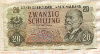 20 шиллингов. Австрия 1956г