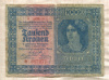 1000 крон. Австро-Венгрия 1922г