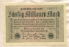 50000000 марок. Германия 1923г