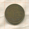 1 франк. Бельгийское Конго 1946г