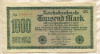 1000 марок. Германия 1922г