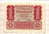 1 крона. Австро-Венгрия 1922г
