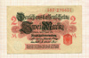 2 марки. Германия 1914г