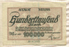 100000 марок. Германия 1923г