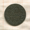 1/2 батцена-5 раппенов. Швейцария. Кантон Во 1816г