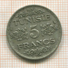 5 франков. Тунис